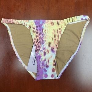 NWT Cia.Maritima lilas tanga bikini bottom S
